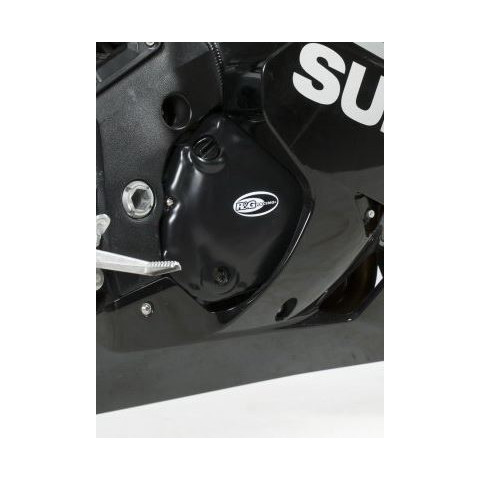 Kit couvre-carter R&G RACING noir Suzuki GSX-R600 (2 pièces)