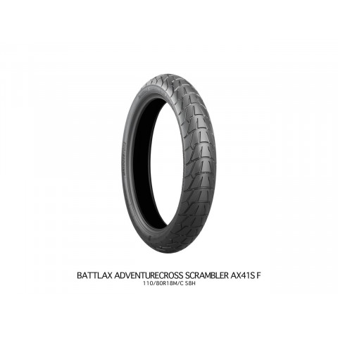 Pneu BRIDGESTONE BATTLAX ADVENTURECROSS SCRAMBLER 110/80 R 18 M/C 58H TL