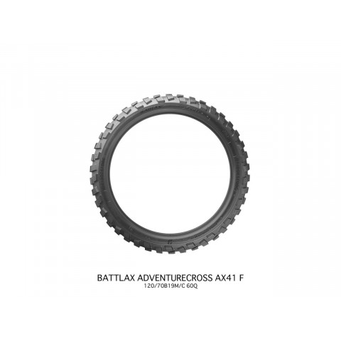 Pneu BRIDGESTONE BATTLAX ADVENTURECROSS AX41F 110/80 B 19 M/C 59Q TL