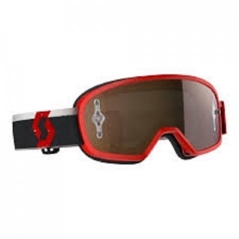 SCO GOGGLE BUZZ MX PRO RED/WHITE GOLD CH