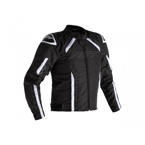 Veste RST S-1 textile noir/blanc homme