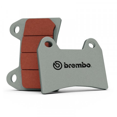 PLAQUETTES FREIN BREMBO TYPE 07BB37 SR METAL FRITTE - SPORT