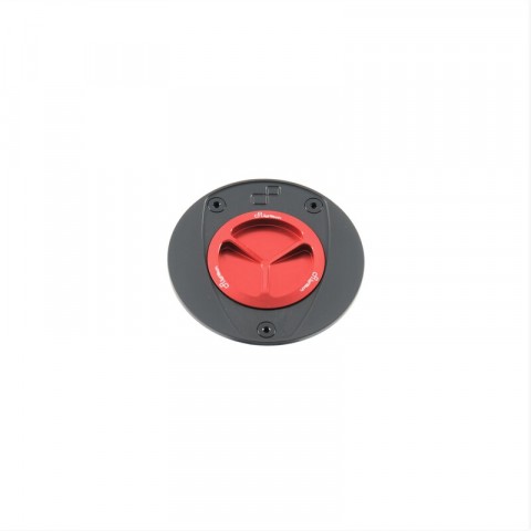 Bouchon de réservoir LIGHTECH aluminium à vis - rouge