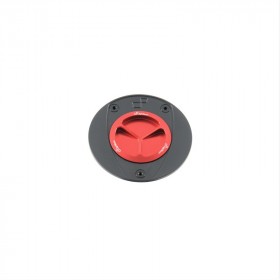 Bouchon de réservoir LIGHTECH aluminium à vis - rouge