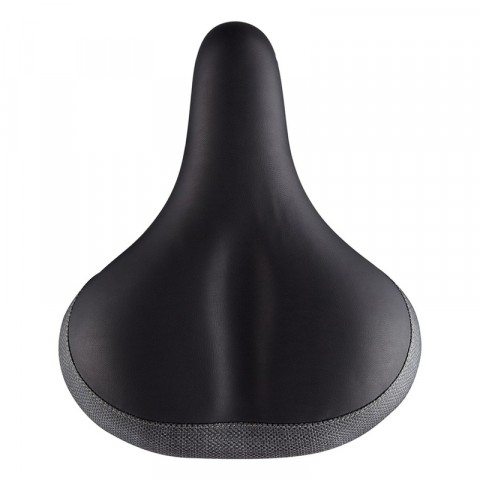 Selle VELO Cruiser Comfort avec ressort noire  ArcTech haute densité.