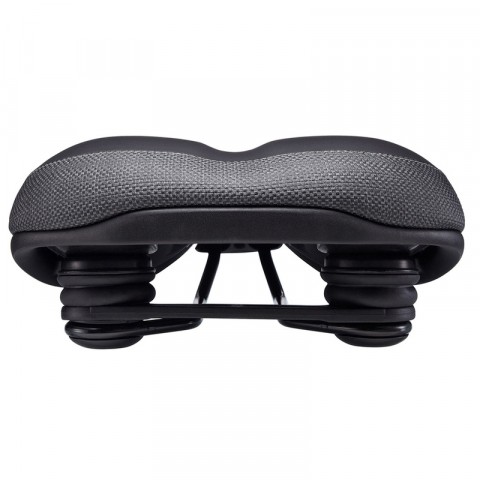 Selle VELO Cruiser Comfort avec ressort noire  ArcTech haute densité.