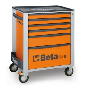 Servante mobile d'atelier à six modules BETA - orange