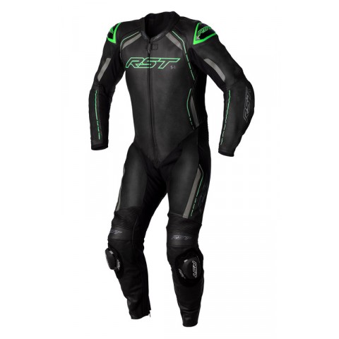 Combinaison RST S1 CE cuir - noir/vert taille 50