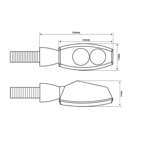 Clignotants LED SHIN YO Scuro