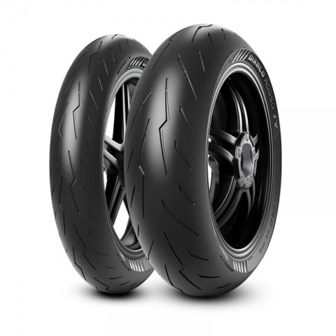 Pneu PIRELLI Diablo Rosso IV 200/60 ZR 17 M/C (80W) TL