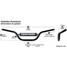 Guidon RENTHAL Fatbar 745 Enduro