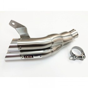 Silencieux IXIL Dual Hyperlow L2X inox / alu poli - Suzuki SFV 650 Gladius