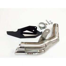 Silencieux IXIL Dual Hyperlow L2X inox / alu poli - Honda CB1000 R Hornet