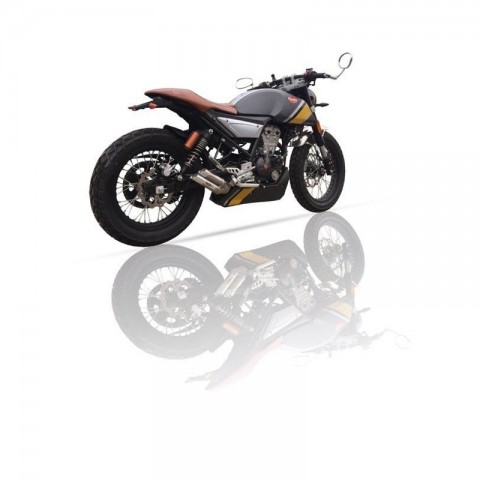 Silencieux IXIL Dual Hyperlow L2X inox / alu poli - Aprilia CR125