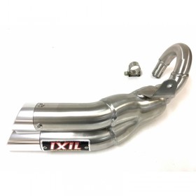 Silencieux IXIL Dual Hyperlow L2X inox / alu poli - Aprilia CR125