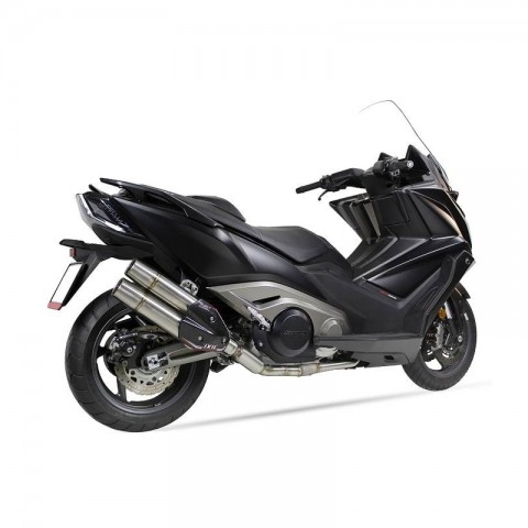 Ligne complète IXIL Dual Hyperlow XXL L5X inox poli - Kymco AK 550