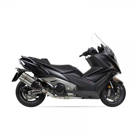 Ligne complète IXIL Dual Hyperlow XXL L5X inox poli - Kymco AK 550