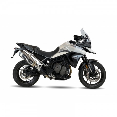 Silencieux IXIL MXT inox / alu noir - Triumph Tiger 850 Sport