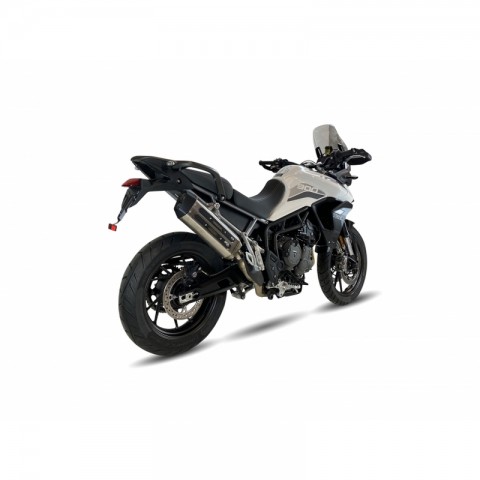 Silencieux IXIL MXT inox / alu noir - Triumph Tiger 850 Sport