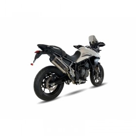 Silencieux IXIL MXT inox / alu noir - Triumph Tiger 850 Sport