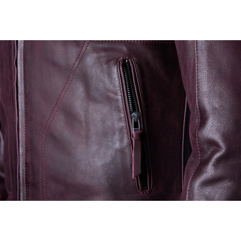 Veste RST Brandish2 cuir CE homme - Oxblood