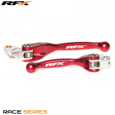 Ensemble de leviers flexibles forgés RFX Race (Rouge)