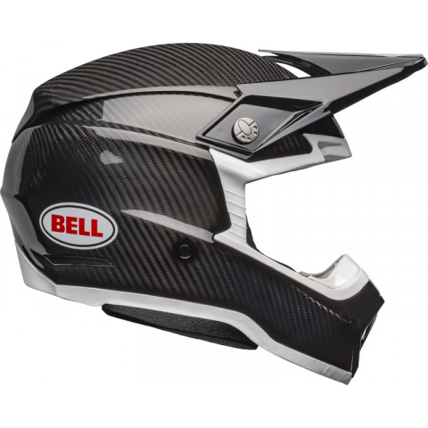 Casque BELL Moto-10 Spherical Solid - Noir/Blanc