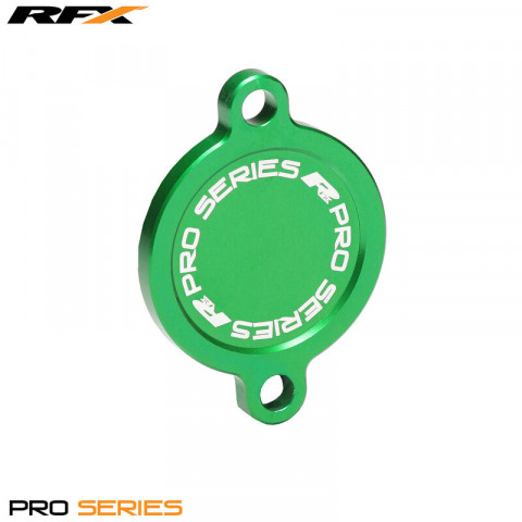 Couvercle de filtre à huile RFX Pro (Vert) - Kawasaki KXF450