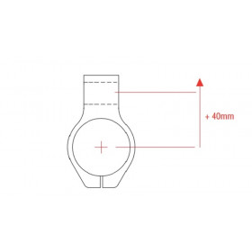 Guidons bracelet LIGHTECH Ø41mm +40mm - 10°