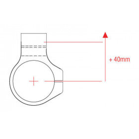 Guidons bracelet LIGHTECH Ø53mm +40mm - 10°