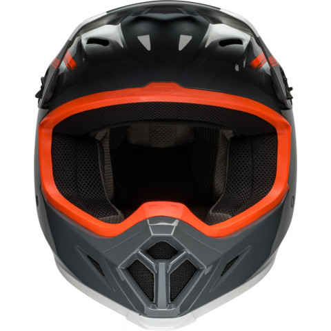 Casque BELL MX-9 Mips - Dart Gloss Charcoal/Orange