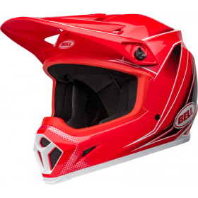 Casque BELL MX-9 Mips - Zone Gloss Red