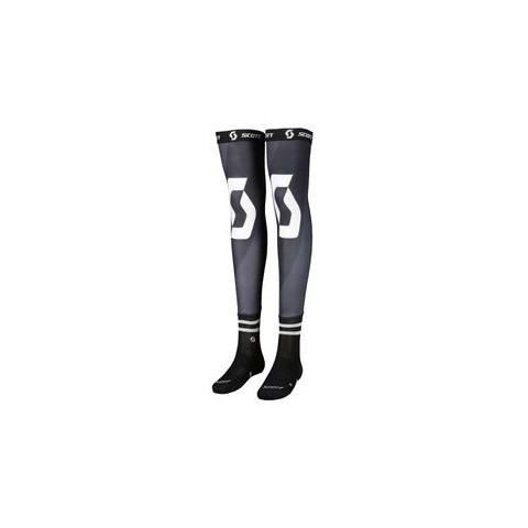 SCO SOCKS KNEE BRACE BLACK/WHITE 45-47 (