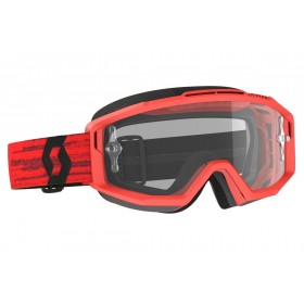 SCO GOGGLE SPLIT OTG DARK RED CLEAR WORK