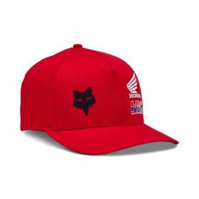 FOX X HONDA FLEXFIT HAT [FLM RD]