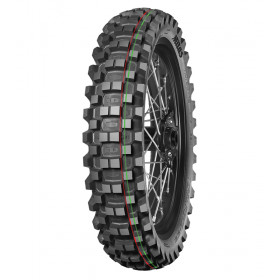 Pneu MITAS TERRA FORCE-MX MH 70/100-10 (2.50-10) 41M TT MEDIUM HARD TERRAIN RED GREEN NHS