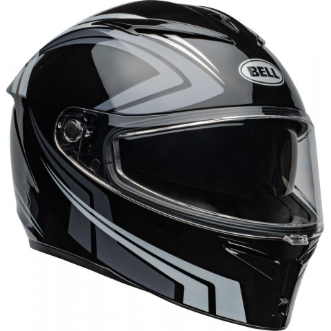 Casque BELL Lithium - Jetstream Gloss Black/Silver