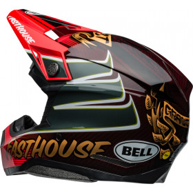 Casque BELL Moto-10 Spherical - Fasthouse DITD 24 Gloss Red/Gold