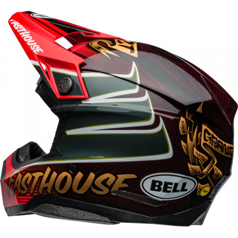 Casque BELL Moto-10 Spherical - Fasthouse DITD 24 Gloss Red/Gold