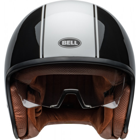 Casque BELL TX501 - Rally Gloss Black/White