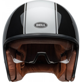 Casque BELL TX501 - Rally Gloss Black/White