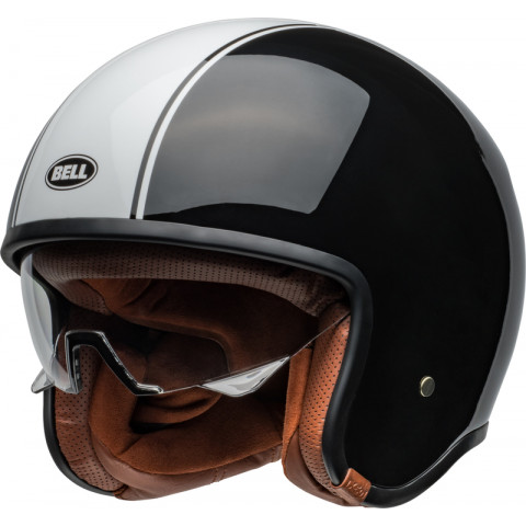 Casque BELL TX501 - Rally Gloss Black/White