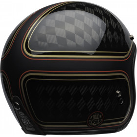 Casque BELL Custom 500 Carbon - RSD Checkmate Matte Gloss Black/Gold