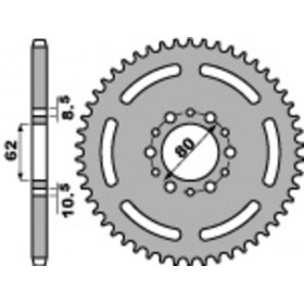 Couronne PBR acier standard 845 - 520