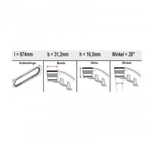 Courroie de transmission BANDO Premium Variomatic