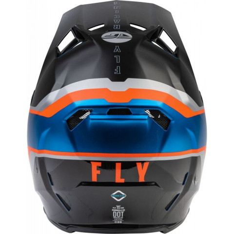 Casque FLY RACING Formula CC Driver Bleu/Orange/Noir XS