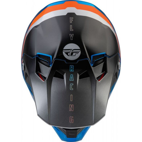 Casque FLY RACING Formula CC Driver Bleu/Orange/Noir XS