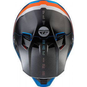 Casque FLY RACING Formula CC Driver Bleu/Orange/Noir XS