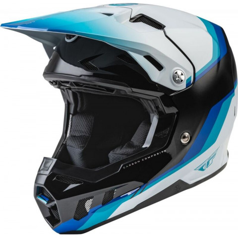 Casque FLY RACING Formula CC Driver Noir/Bleu/Blanc S