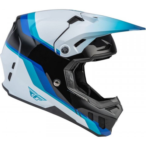 Casque FLY RACING Formula CC Driver Noir/Bleu/Blanc S